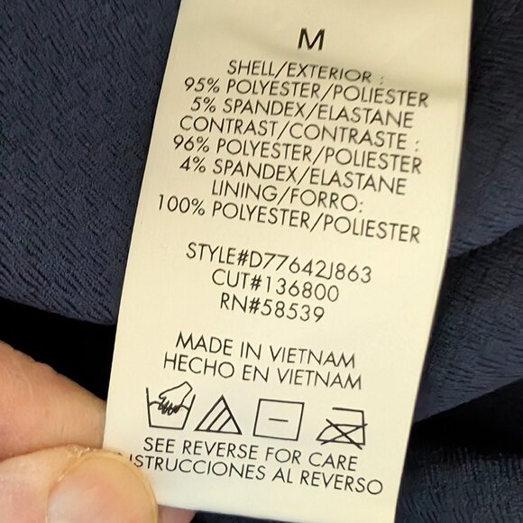 Speechless Navy Dress Size Med NWT - Picture 13 of 14